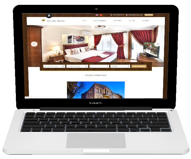 Special website development for your hotel