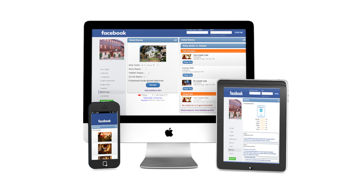 Start selling your rooms directly through your Facebook page without any additional cost.